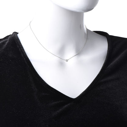 Tiffany Platinum Diamond .14ct Elsa Peretti Diamonds by the Yard Pendant Necklace 2 of 8