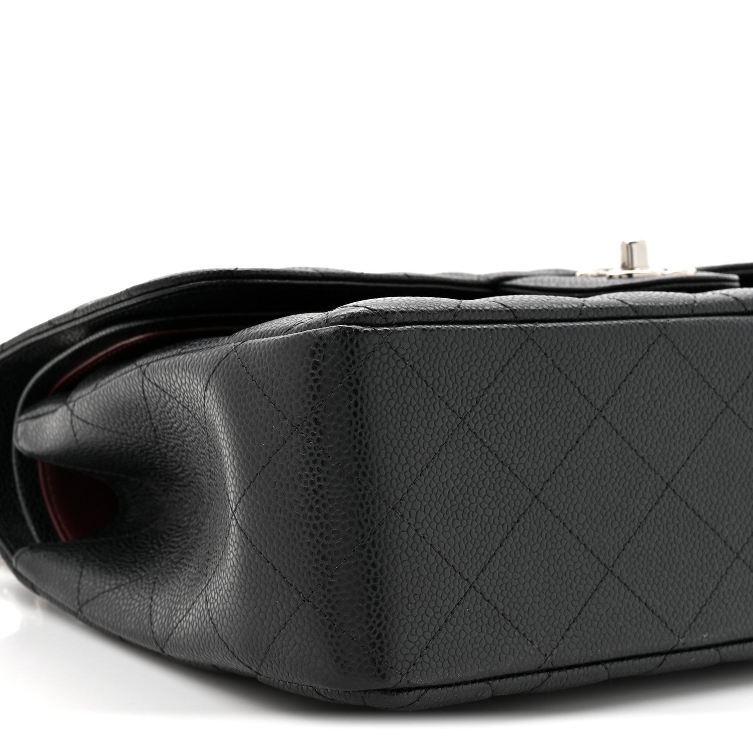 Chanel Caviar Quilted Jumbo Double Flap Black 9 of 10