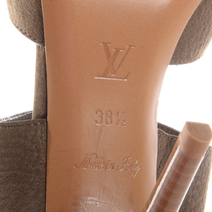 Louis Vuitton Nubuck Buffalo Corfu Sandals 38.5 Taupe 6 of 7