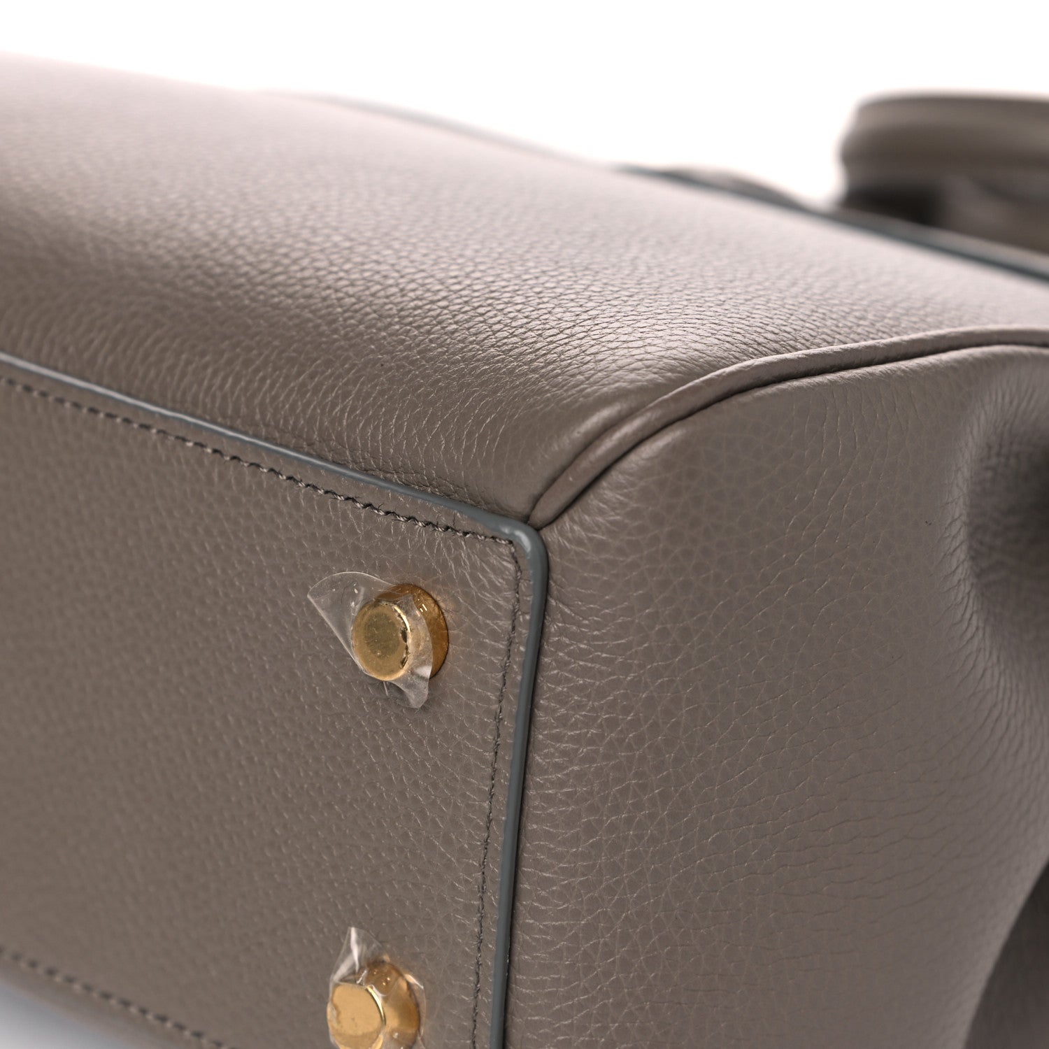 Celine Grained Calfskin Small 16 Top Handle Bag Pebble 13 of 14