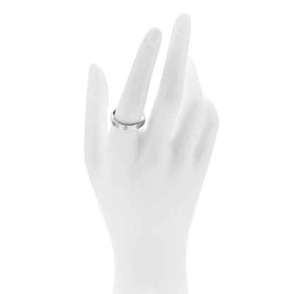 Cartier 18K White Gold 3.5mm LOVE Wedding Band Ring 59 8.75 2 of 5