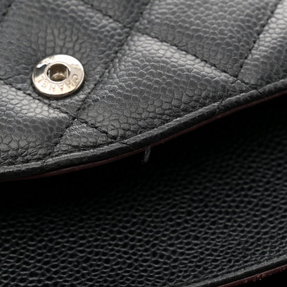 Chanel Caviar Quilted Jumbo Double Flap Black 14 of 16