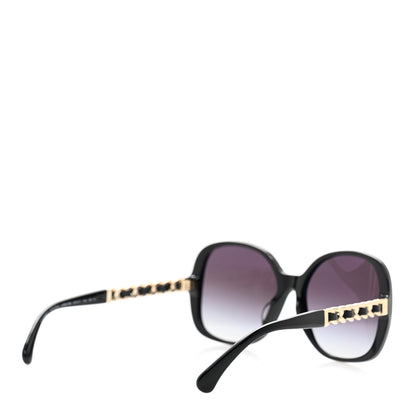 Chanel Acetate Chain Sunglasses 5470-Q-A Black 4 of 9