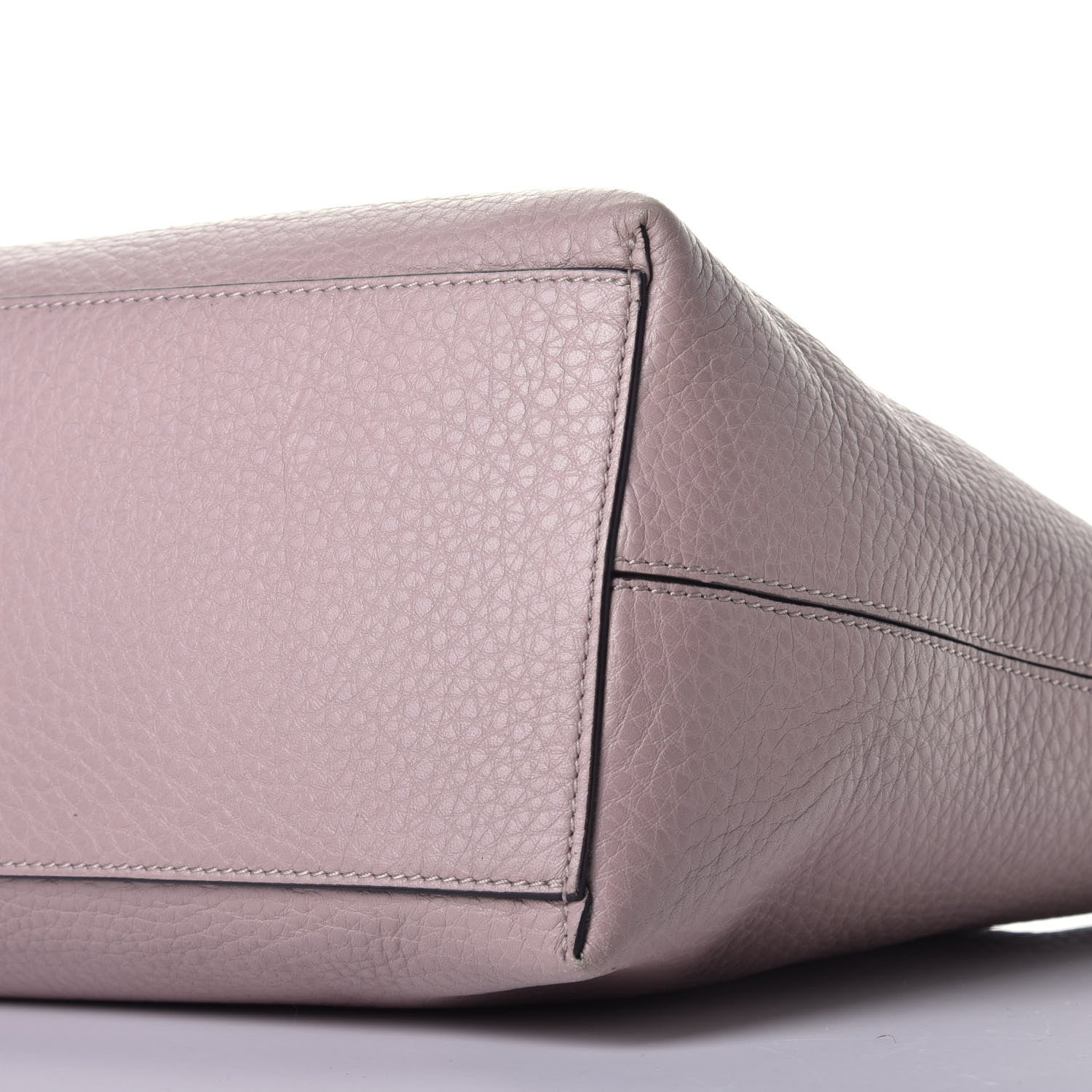 Valentino Garavani Grained Calfskin Rockstud Shoulder Tote Poudre 8 of 9