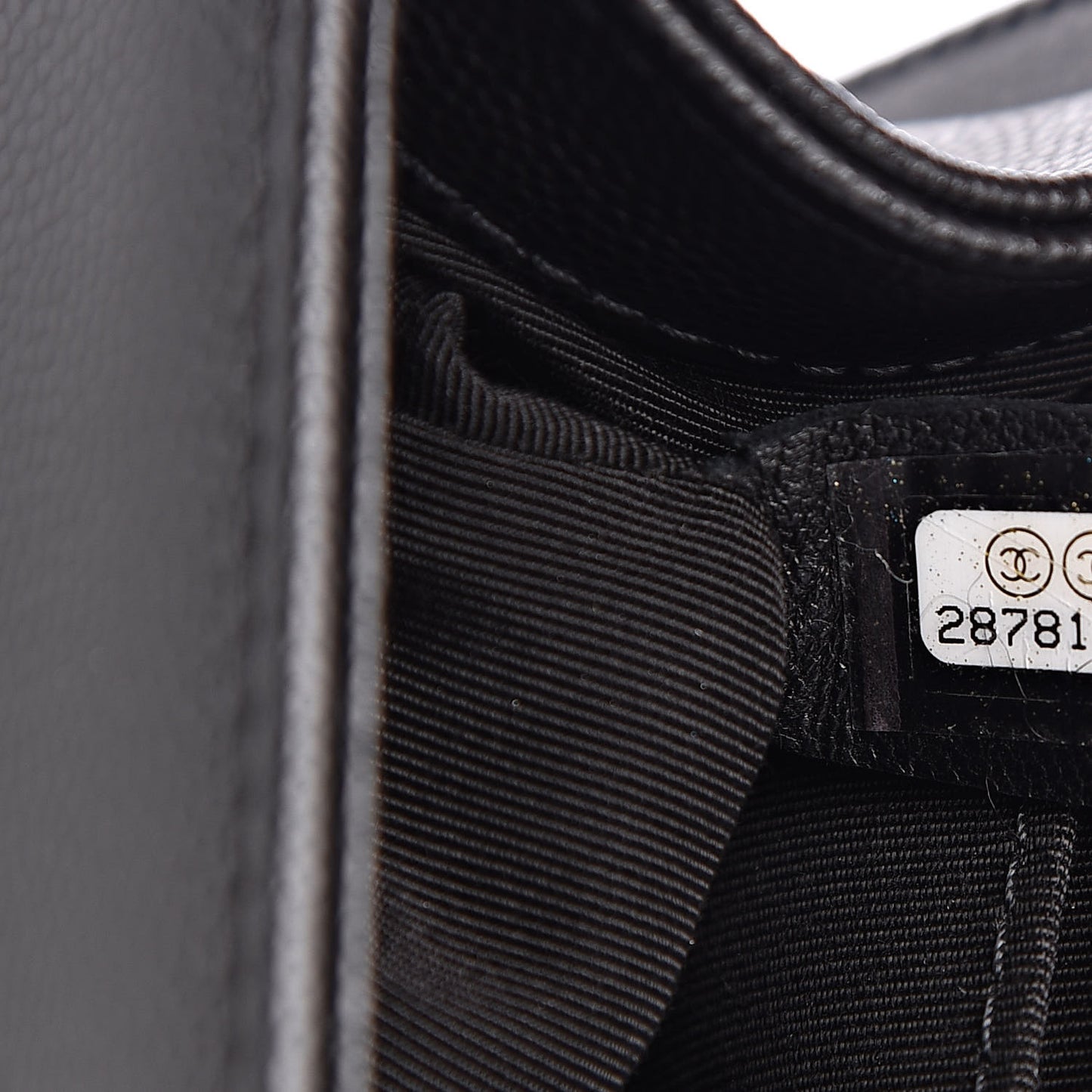 Caviar Quilted Small Boy Flap Black