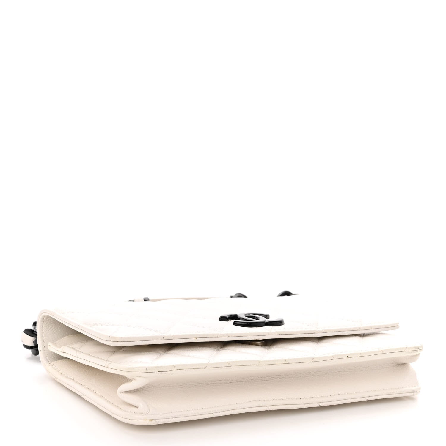 Chanel Caviar Quilted My Everything Wallet On Chain WOC White 4 of 11