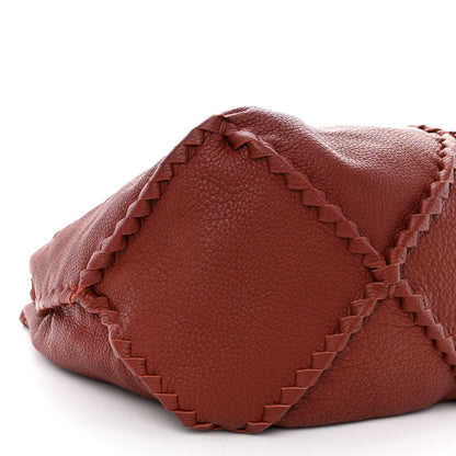Bottega Veneta Washed Cervo Deerskin Large Hobo Brique 9 of 11