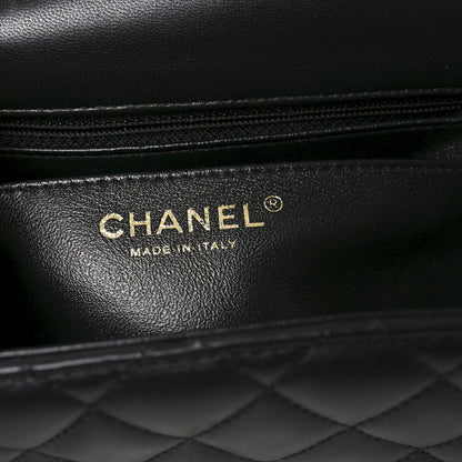 Chanel Lambskin Quilted Mini Square Flap Black 6 of 11