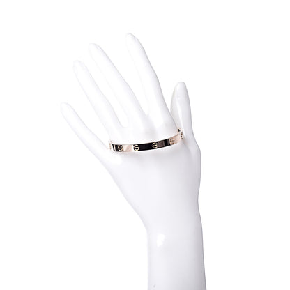 Cartier 18K Pink Gold LOVE Bracelet 17 2 of 6