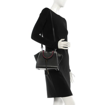 Fendi Vitello Dolce Mini 3Jours Tote Black 3 of 9