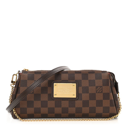 Louis Vuitton Damier Ebene Eva Clutch 1 of 8