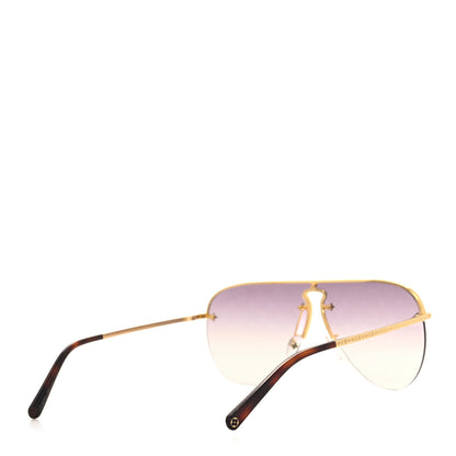 Louis Vuitton LOUIS VUITTON Grease Mask Sunglasses Z1470U Gold 4 of 9