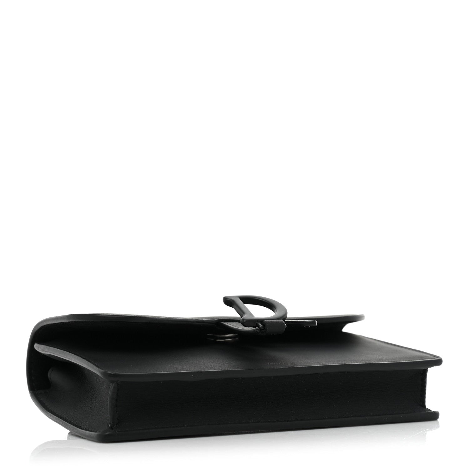 Christian Dior Ultra Matte Calfskin Saddle Belt Bag Black 4 of 13