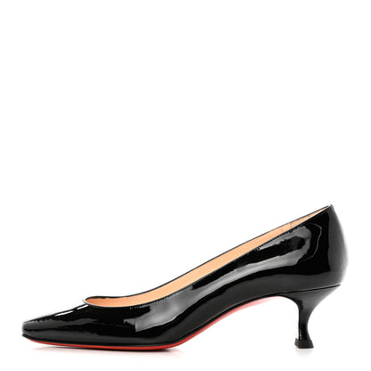 Christian Louboutin Patent Chic La Mer 45 Pumps 36.5 Black 1 of 8