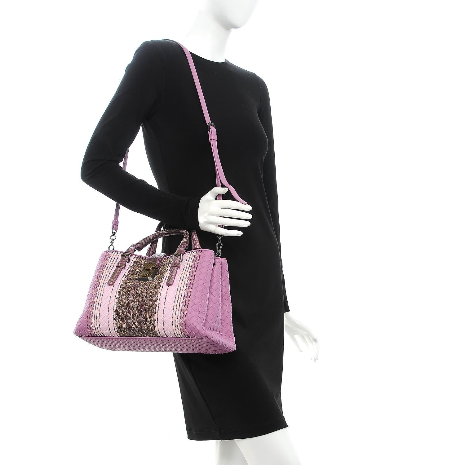 Bottega Veneta Nappa Ayers Small Roma Tote Twilight 2 of 10