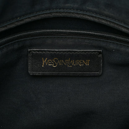 Saint Laurent Patent Leather Oversized Muse Dark Grey 5 of 14