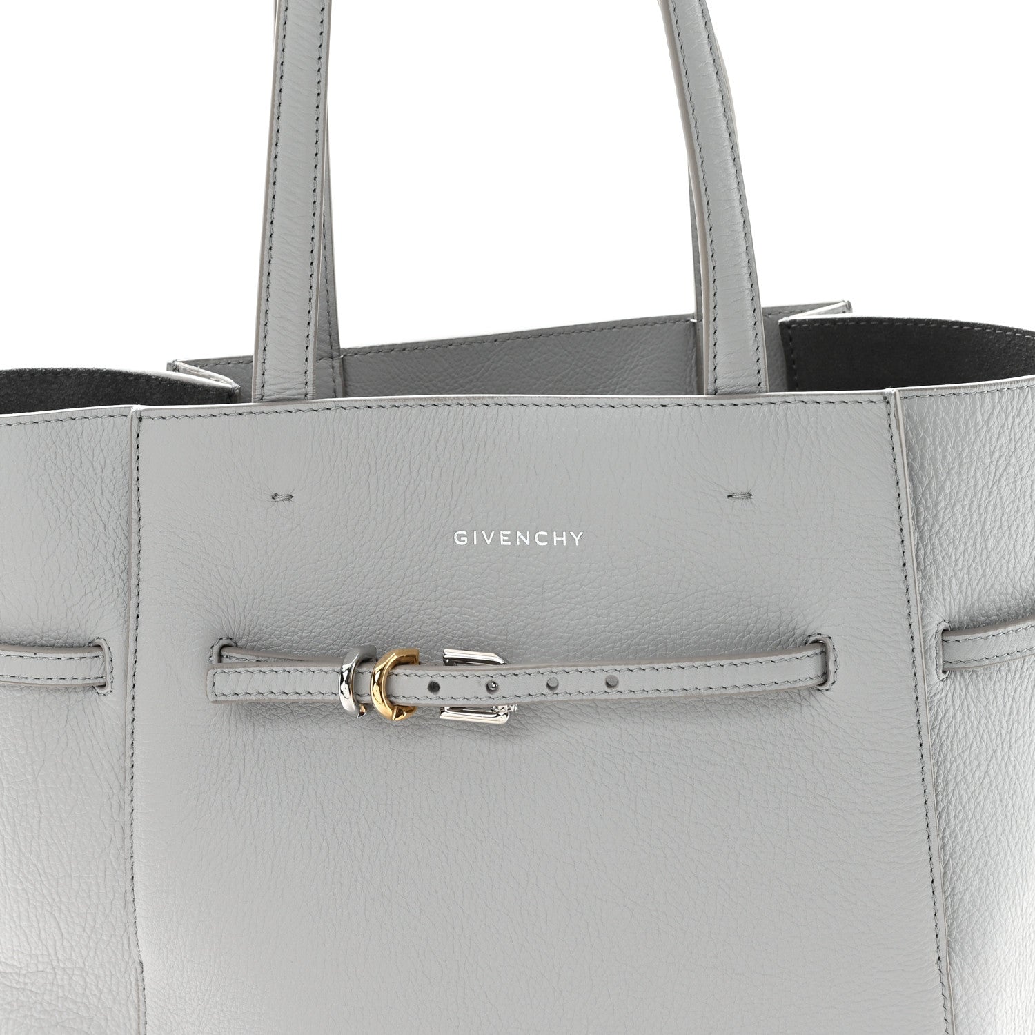 Givenchy Calfskin Small Voyou Small North South Tote Light Grey 7 of 10