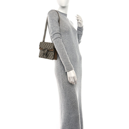 Gucci GG Supreme Monogram Mini Dionysus Shoulder Bag Taupe 3 of 10