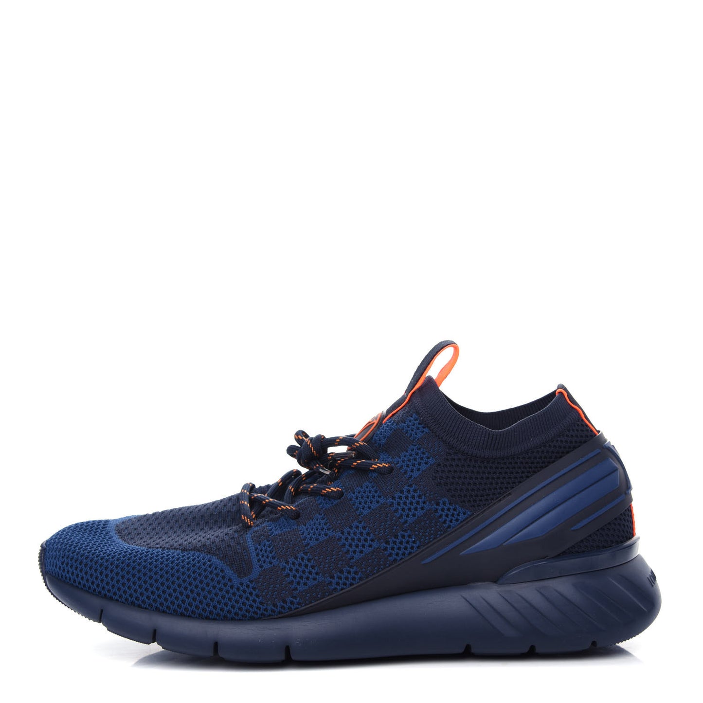 Knit Damier Mens Fastlane Sneakers 9.5 Cobalt