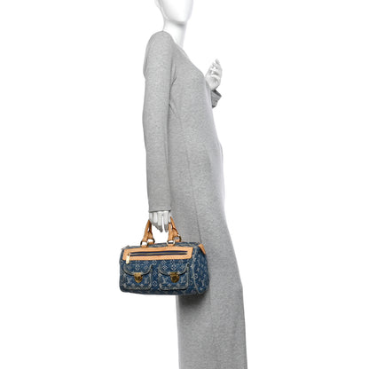 Louis Vuitton Monogram Denim Neo Speedy Blue 3 of 12