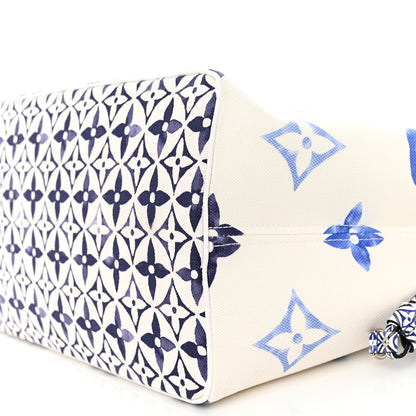 Louis Vuitton Monogram Canvas By The Pool Monaco 2.0 Neverfull GM Set Blue 10 of 12