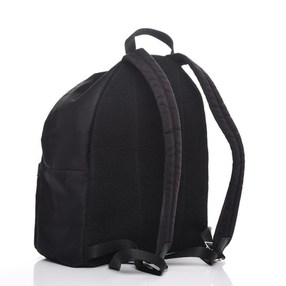 Fendi Nylon Vitello Elite Monster Eyes Rounded Backpack Black Yellow 3 of 11