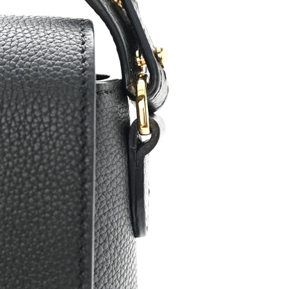 Burberry Grainy Calfskin Vintage Check Note Crossbody Bag Black 12 of 15