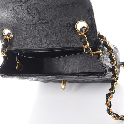 Chanel Caviar Quilted Mini Square Flap Black 6 of 10