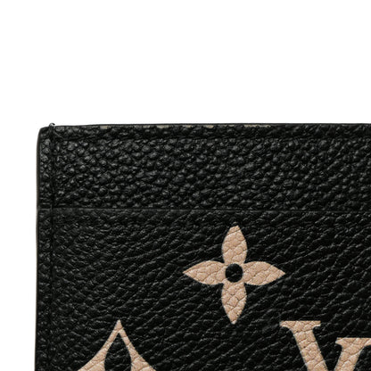 Louis Vuitton Empreinte Card Holder Black Beige 7 of 9