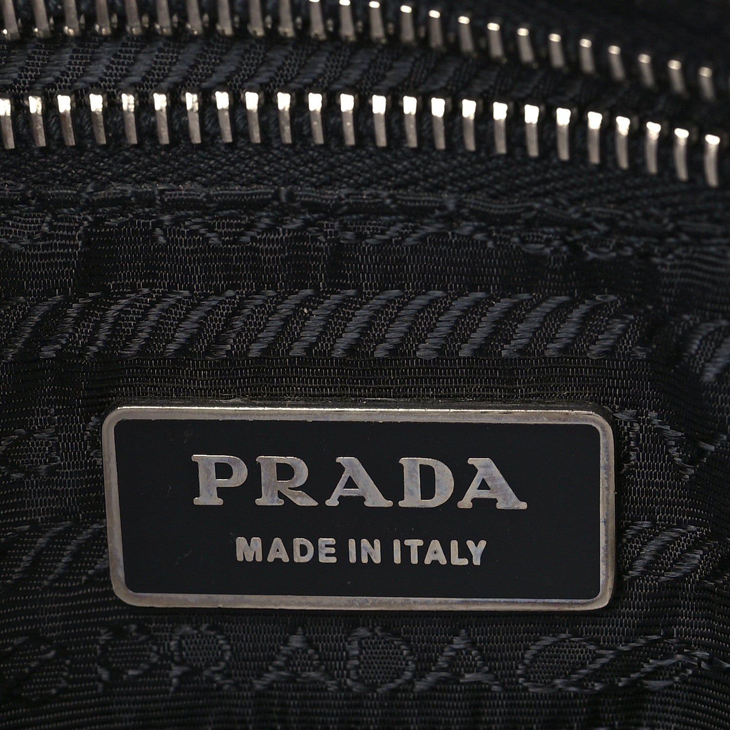 Prada Tessuto Nylon Saffiano Double Pocket Shoulder Bag Pink 6 of 10