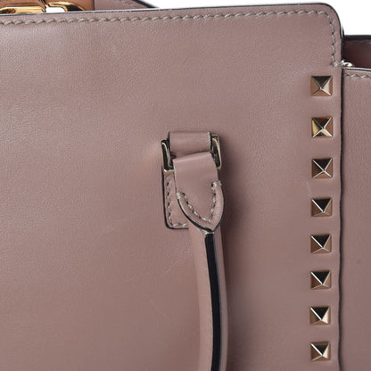 Valentino Garavani Vitello Small Rockstud Double Handle Tote Poudre 15 of 26