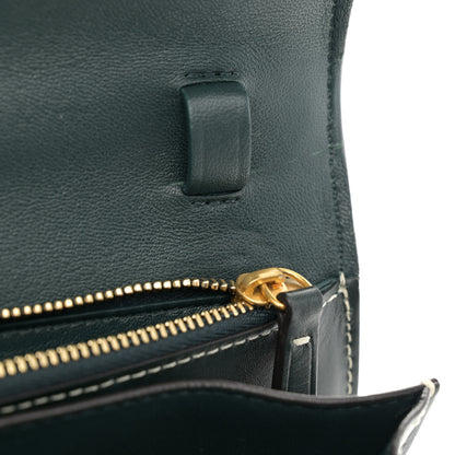 Celine Box Calfskin Medium Classic Box Flap Bag Classic Green 15 of 21