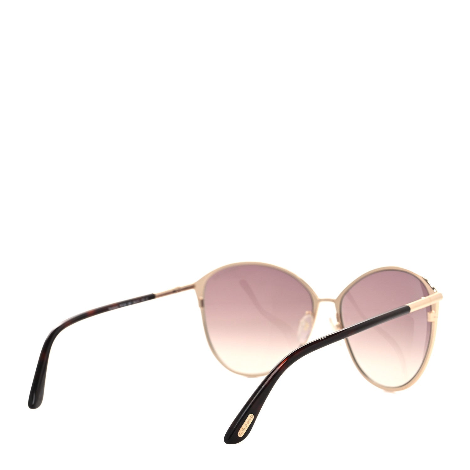 Tom Ford Penelope Vintage Round Sunglasses TF320 Brown 4 of 8