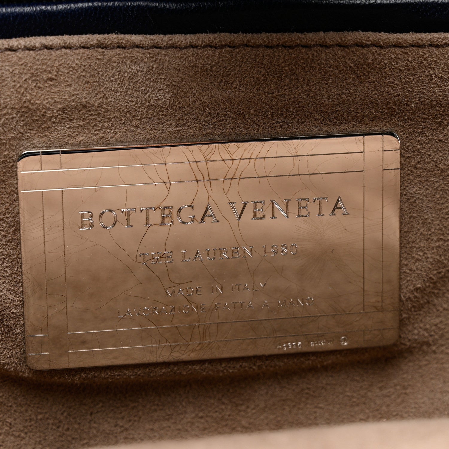 Bottega Veneta Nappa Intrecciato The Lauren 1980 Clutch Cobalt 6 of 10
