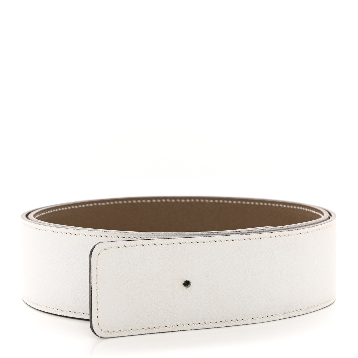 Epsom 42mm Belt Strap 90 White Etoupe