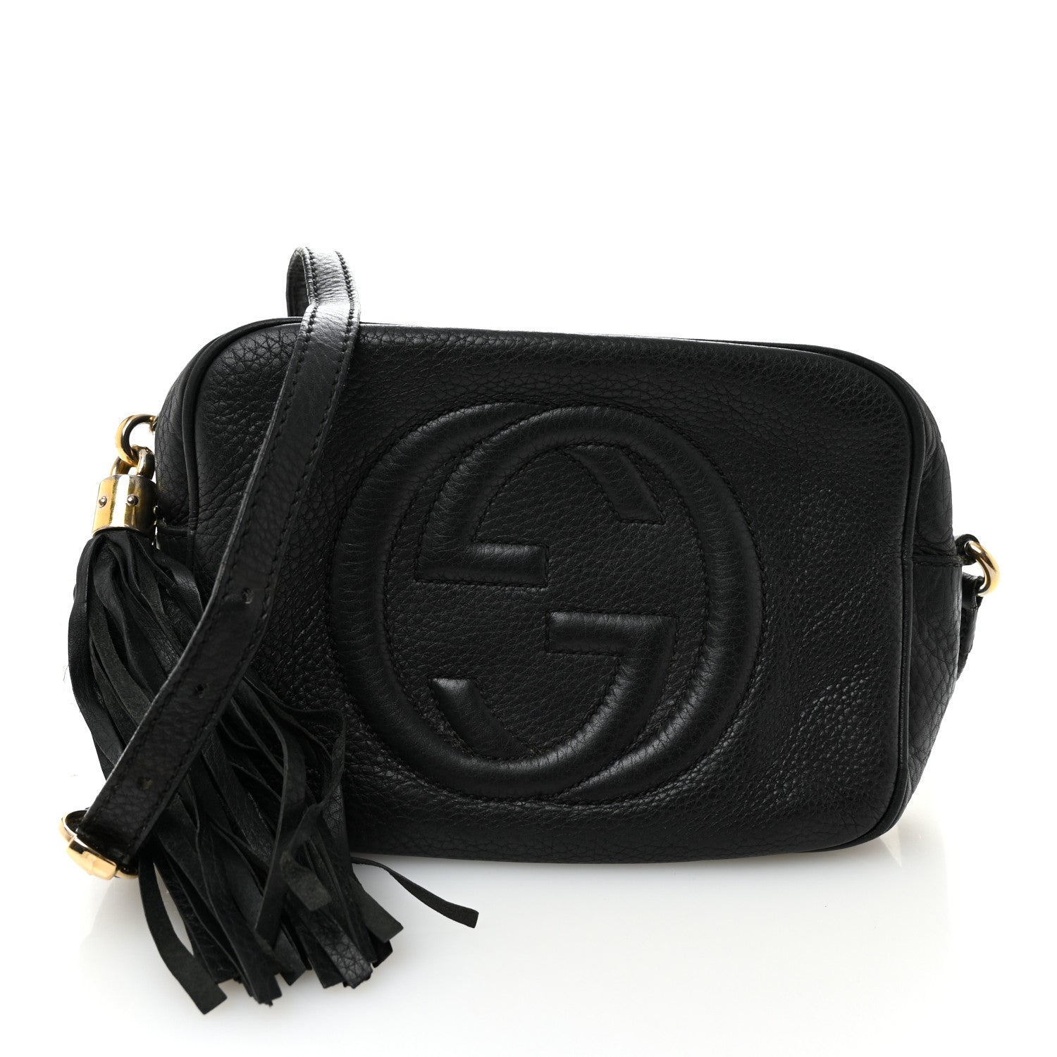 Gucci Pebbled Calfskin Small Soho Disco Bag Black 1 of 12