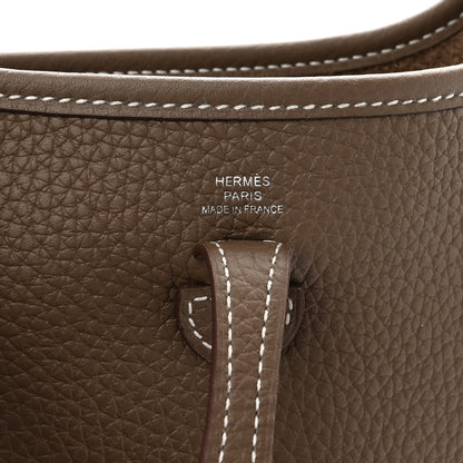 Hermes Taurillon Clemence Evelyne TPM Etoupe 6 of 11