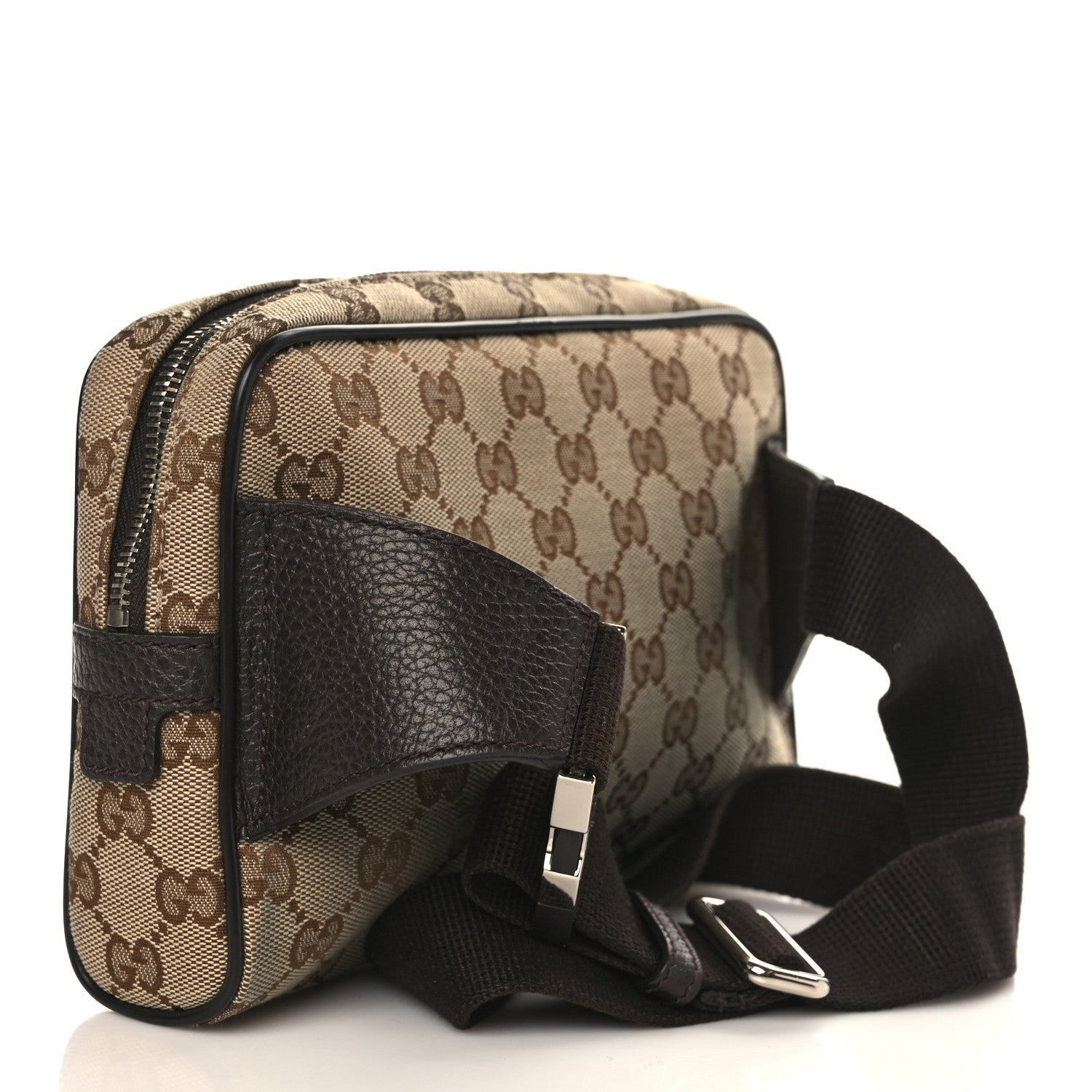 Gucci Monogram Belt Bag Dark Brown 3 of 9