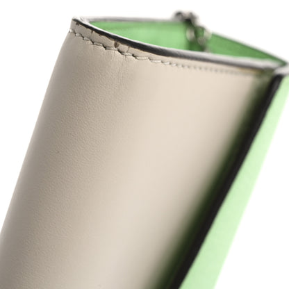 Fendi Vitello King Cruise FF Diamonds Continental Envelope Wallet On Chain Latte Edamame 12 of 13