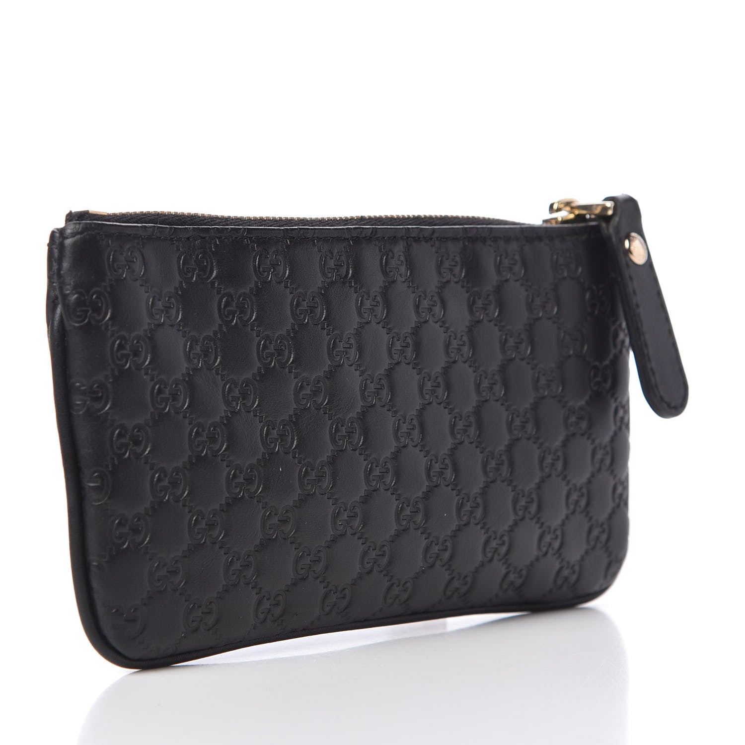Gucci Microguccissima Key Ring Coin Case Black 3 of 8