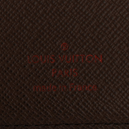 Louis Vuitton Damier Ebene Pocket Agenda Cover 6 of 8