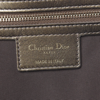 Christian Dior Coated Canvas Cannage Medium Panarea Tote Bronze 6 of 16