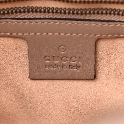 Gucci Calfskin Matelasse Medium GG Marmont Chain Shoulder Bag Porcelain Rose 6 of 11