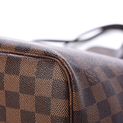 Louis Vuitton Damier Ebene Neo Neverfull MM Rose Ballerine 16 of 16