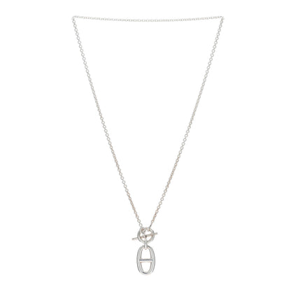 Hermes Sterling Silver Amulette Chaine d'Ancre Necklace 2 of 4
