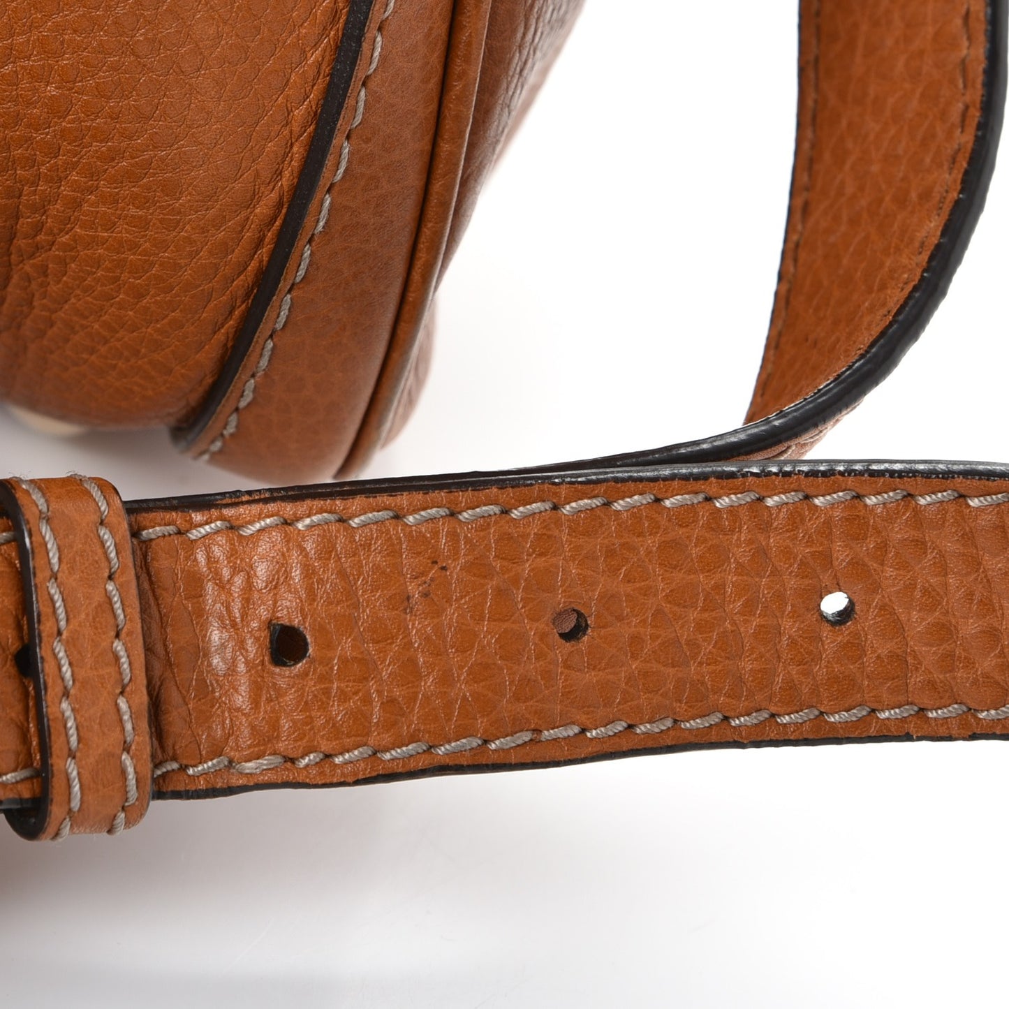 Calfskin Vintage Web Medium Boston Tobacco