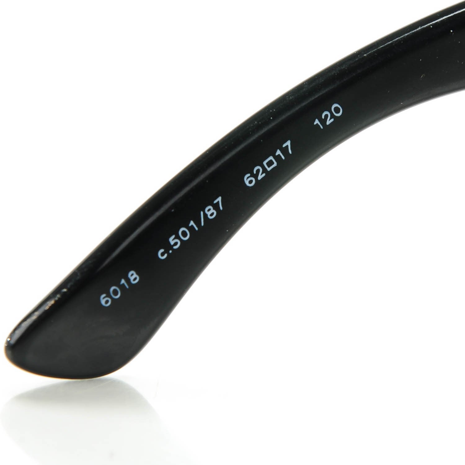 Chanel CC Sunglasses 6018 Black 5 of 6
