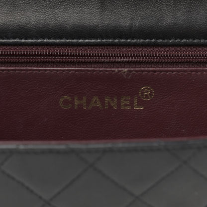 Chanel Lambskin Quilted Medium Single Flap Black 7 of 18