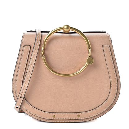Chloe Calfskin Suede Medium Nile Bracelet Bag Biscotti Beige 1 of 12