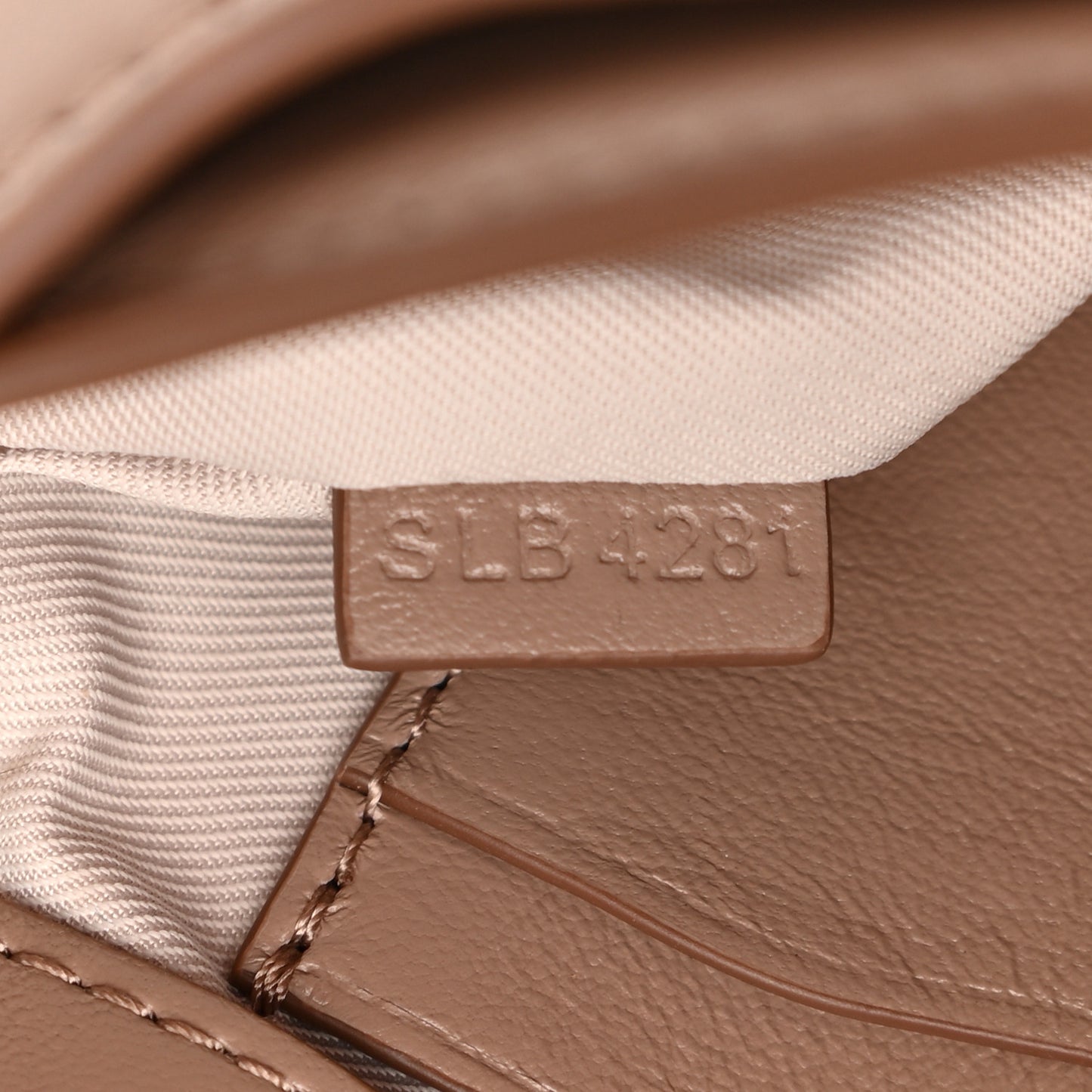 Lambskin Mini The Glam Shot Bag Dusty Beige
